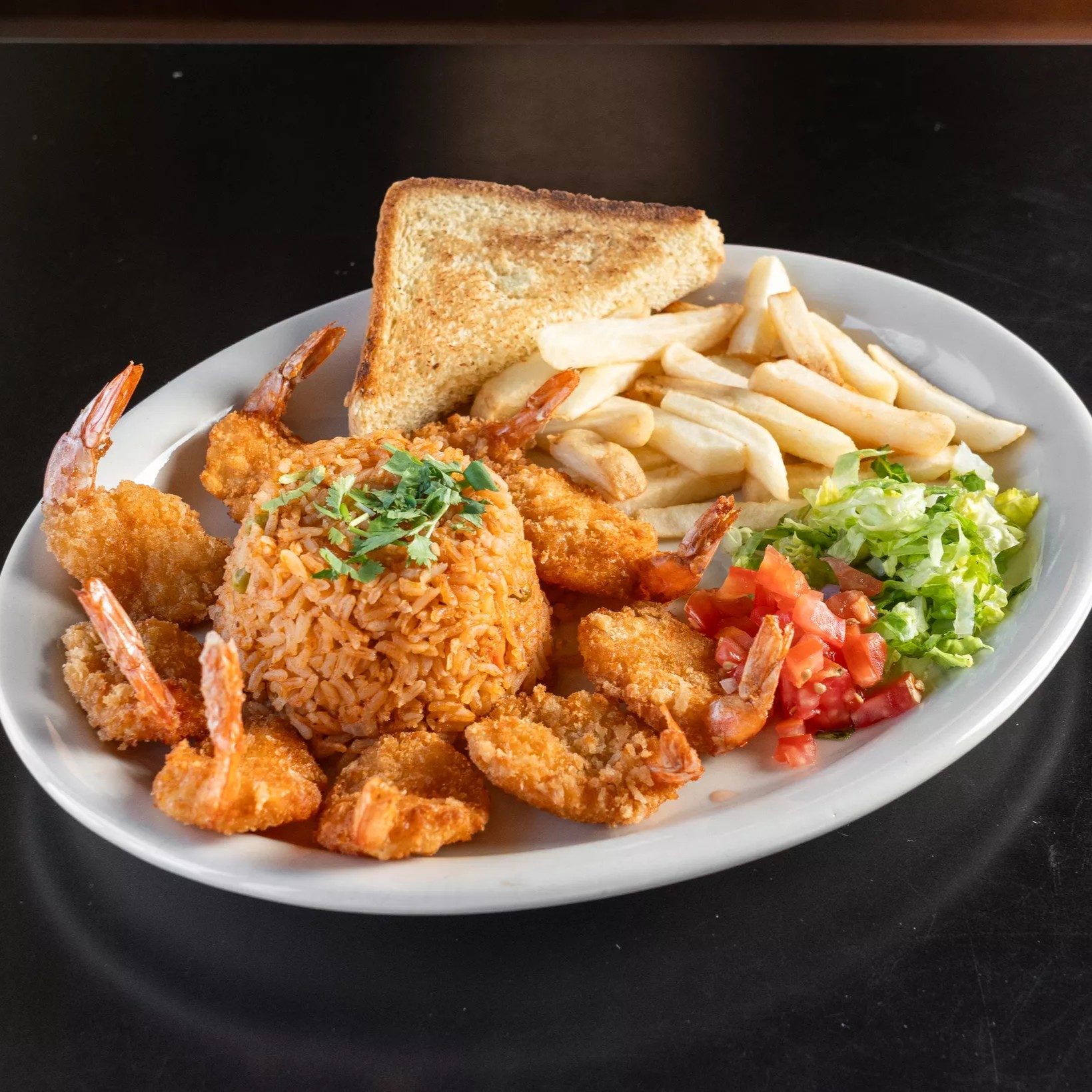 Fried Jumbo Shrimp.