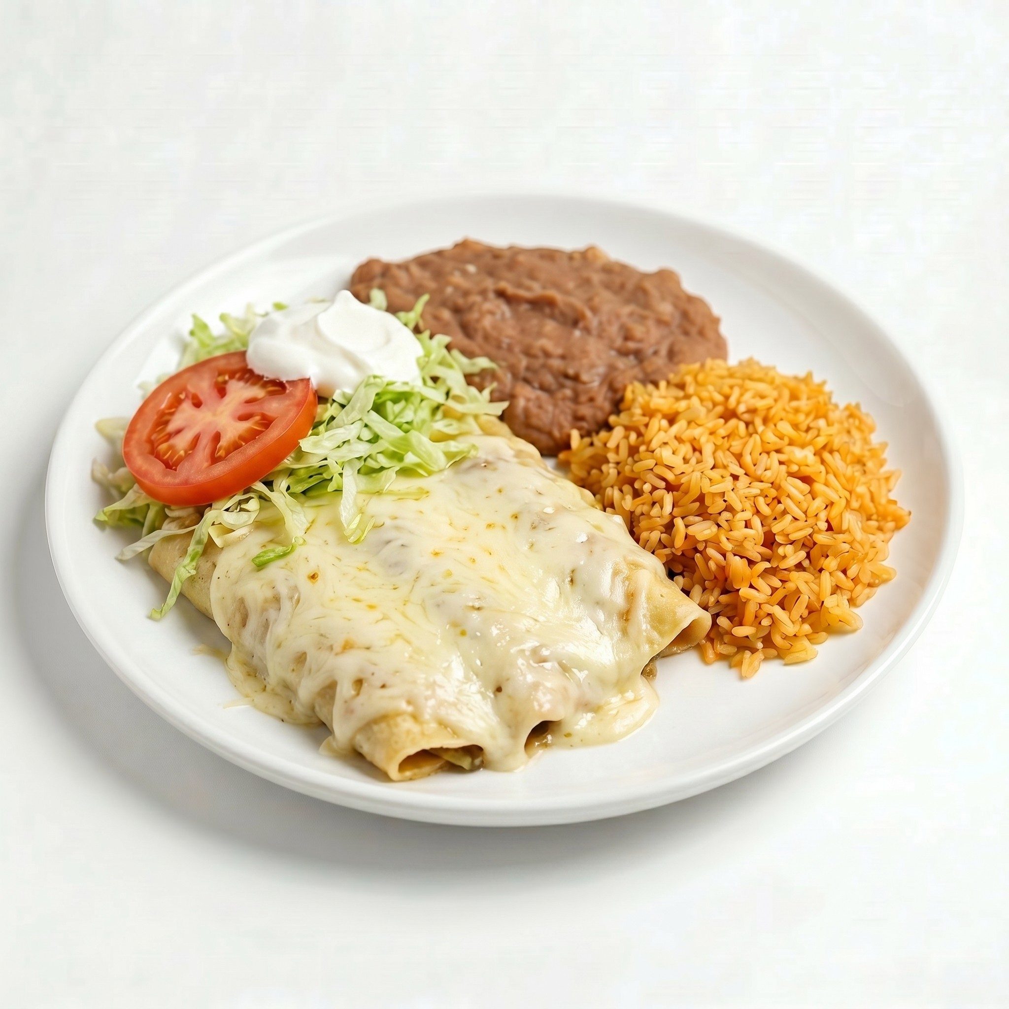 Green Chicken Enchiladas.