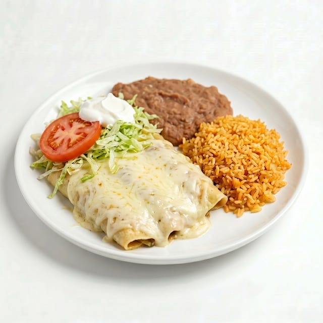 Green Chicken Enchiladas.