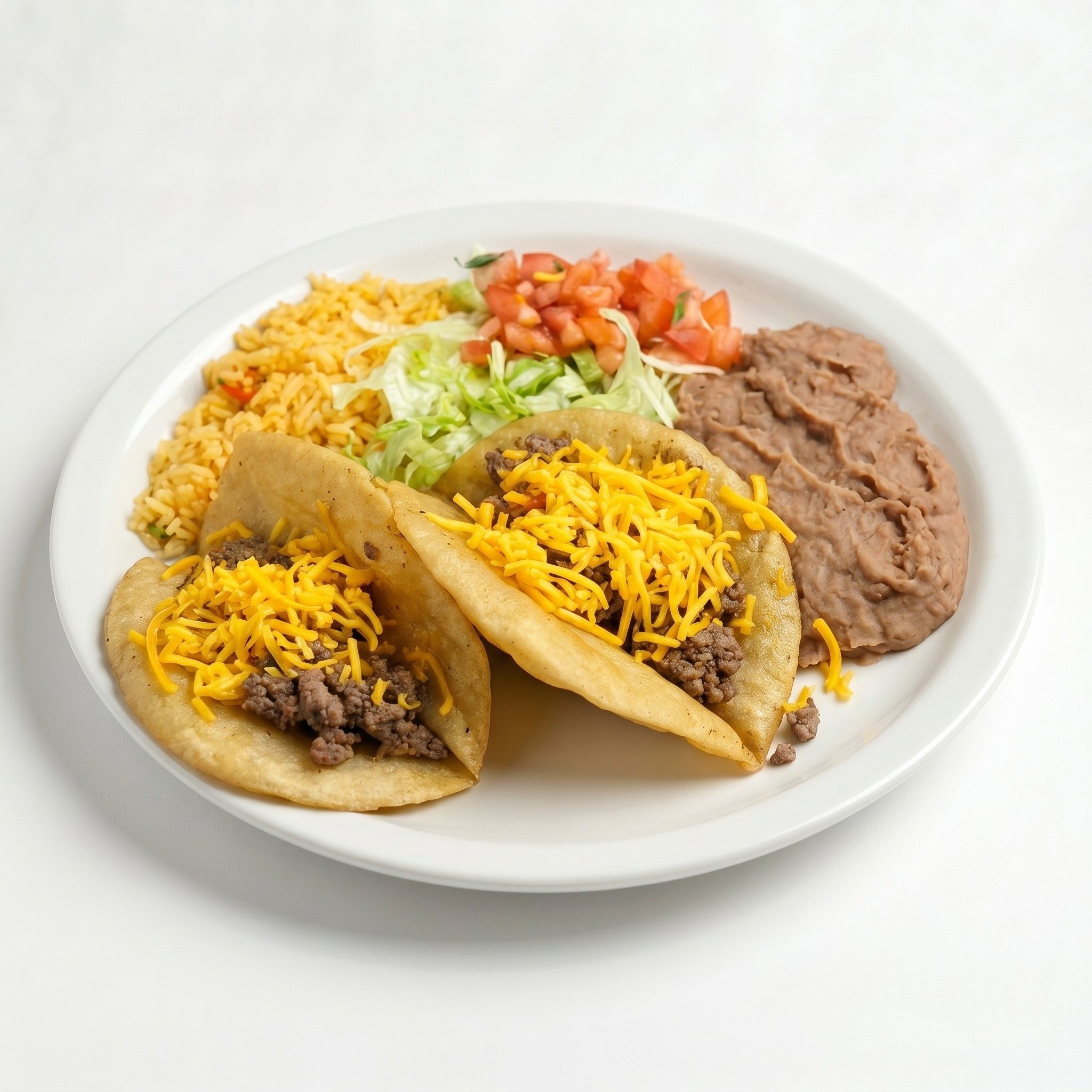 Puffy Tacos Plate.