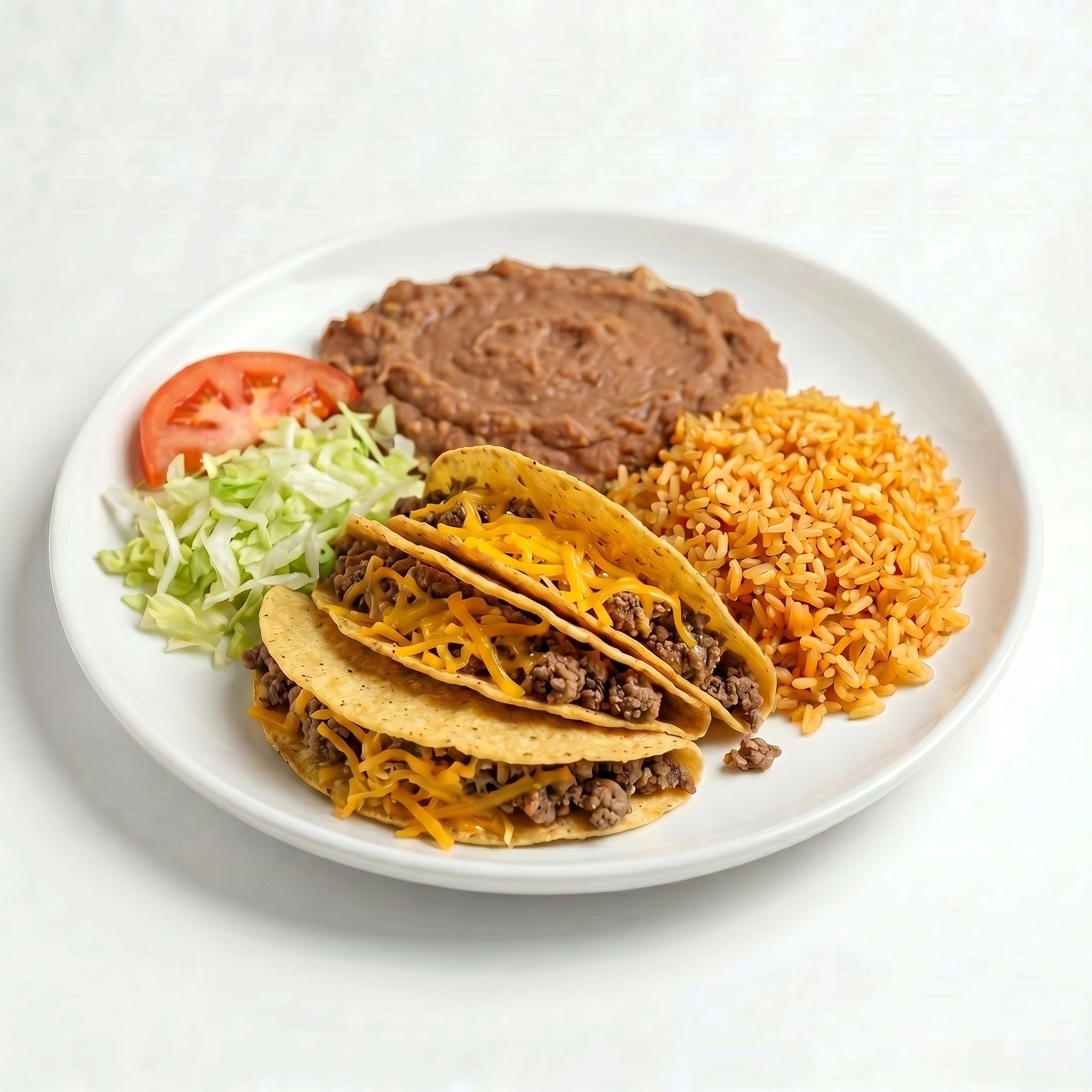 Crispy Taco Plate.